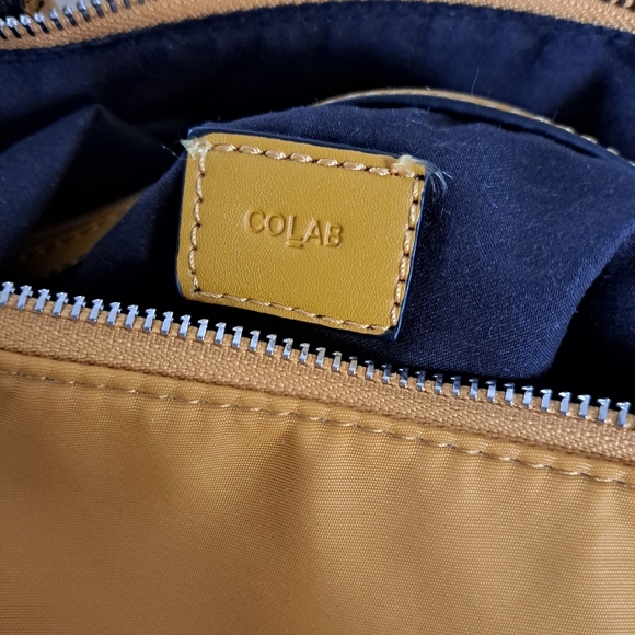 Colab CO LAB crossbody bag shoulder bag secret pocket mustard yellow color - Picture 12 of 15